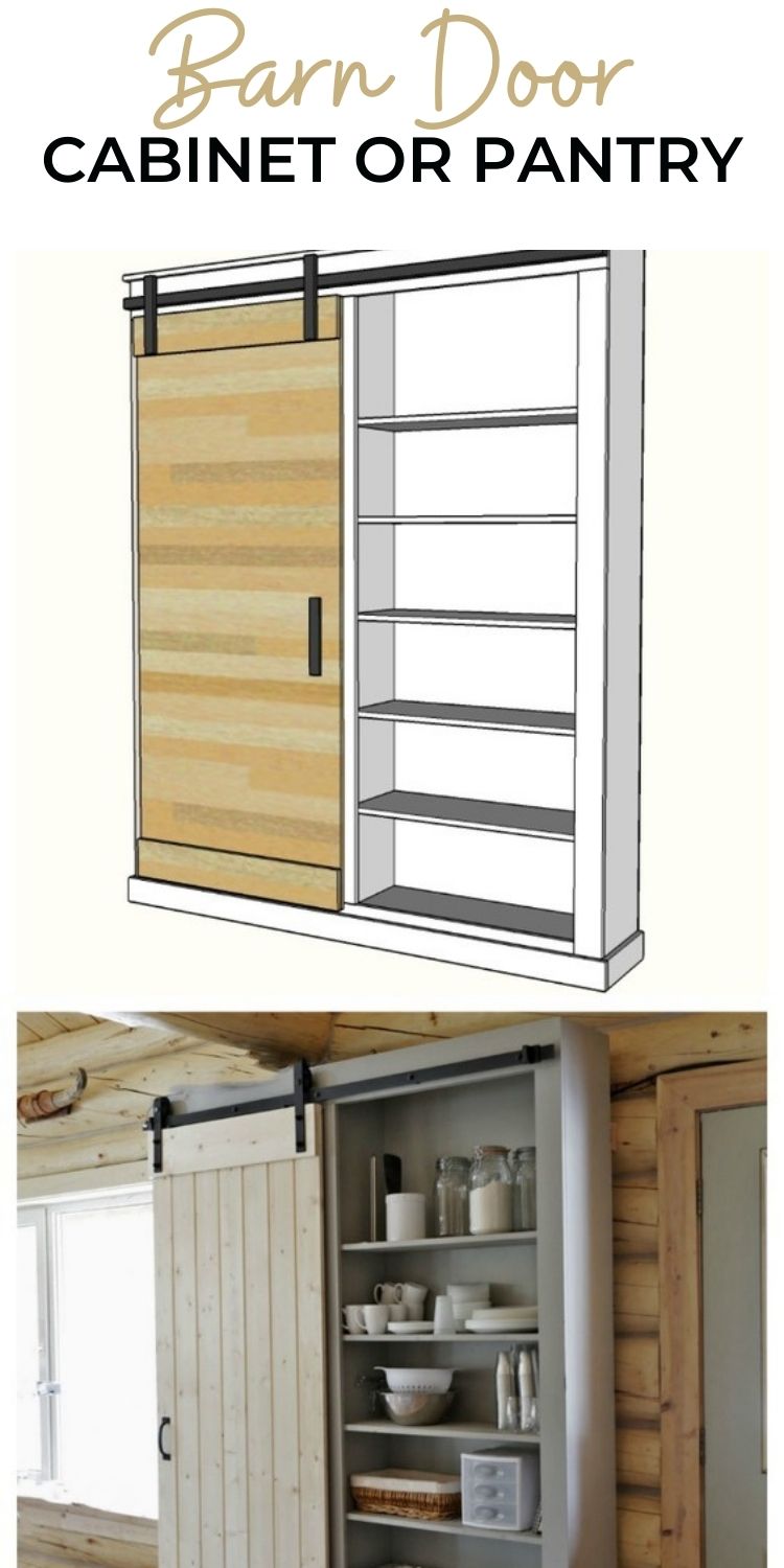 Sliding door outlet pantry cabinet